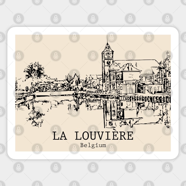 La Louvière - Belgium Sticker by Lakeric